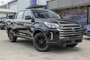 2023 Ssangyong Musso Q261 MY24 Adventure Crew Cab Black 6 Speed Sports Automatic Utility