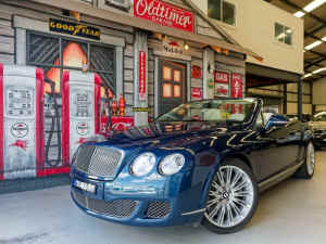 2011 Bentley Continental 3W MY11 GTC Speed Metallic Blue 6 Speed Sports Automatic Convertible
