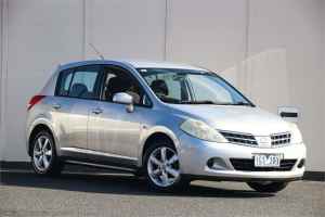2013 Nissan Tiida C11 S4 ST Silver, Chrome 4 Speed Automatic Hatchback
