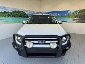 2015 Ford Ranger PX XLS Double Cab Cool White 6 Speed Sports Automatic Utility