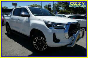 2022 Toyota Hilux GUN126R SR5 (4x4) White 6 Speed Automatic Double Cab Pick Up