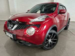 2015 Nissan Juke F15 Series 2 Ti-S X-tronic AWD Red 1 Speed Constant Variable Hatchback