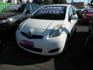 2009 Toyota Yaris NCP90R 08 Upgrade YR White 4 Speed Automatic Hatchback Glenelg Holdfast Bay Preview