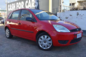 2005 Ford Fiesta WP LX Red 5 Speed Manual Hatchback Fyshwick South Canberra Preview