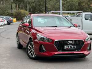 2017 Hyundai i30 PD MY18 Active Red 6 Speed Sports Automatic Hatchback