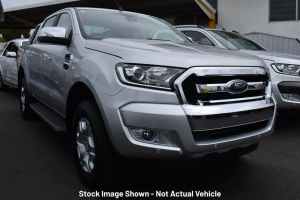2017 Ford Ranger PX MkII XLT Double Cab Silver, Chrome 6 Speed Sports Automatic Utility