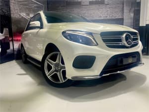 2018 Mercedes-Benz GLE-Class W166 MY808+058 GLE350 d 9G-Tronic 4MATIC White 9 Speed Sports Automatic
