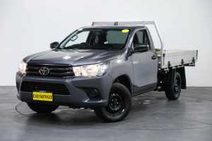 2023 Toyota Hilux TGN121R Workmate (4x2) Grey 6 Speed Automatic Cab Chassis