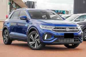 2023 Volkswagen T-ROC D11 MY24 140TSI DSG 4MOTION R-Line Blue 7 Speed Sports Automatic Dual Clutch Mascot Rockdale Area Preview