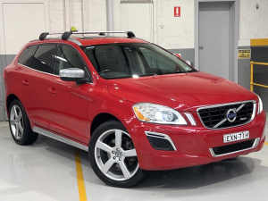 2012 Volvo XC60 DZ MY12 D5 Geartronic AWD Red 6 Speed Sports Automatic Wagon