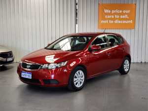 2011 Kia Cerato TD MY11 S Red 6 Speed Automatic Hatchback