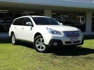 2013 Subaru Outback B5A MY13 2.5i Lineartronic AWD White 6 Speed Constant Variable Wagon