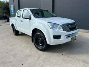 2014 Isuzu D-MAX MY14 SX Crew Cab 4x2 High Ride White 5 Speed Sports Automatic Utility Fairfield East Fairfield Area Preview