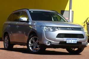 2014 Mitsubishi Outlander ZJ MY14.5 LS 4WD Silver 6 Speed Constant Variable Wagon