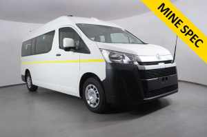 2021 Toyota HiAce GDH322R Slwb Commuter (12 Seats) White 6 Speed Auto Sequential Bus