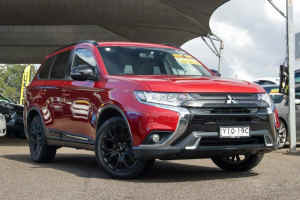 2019 Mitsubishi Outlander ZL MY19 Black Edition 2WD Red 6 Speed Constant Variable Wagon North Gosford Gosford Area Preview