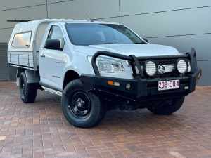 2013 Holden Colorado RG MY14 DX White 6 Speed Manual Cab Chassis