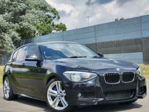 2013 BMW 1 Series F20 125i Steptronic Black 8 Speed Sports Automatic Hatchback