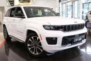 2023 Jeep Grand Cherokee WL MY23 Overland White 8 Speed Sports Automatic Wagon Caroline Springs Melton Area Preview