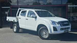 2020 Isuzu D-MAX MY19 SX Crew Cab 4x2 High Ride White 6 Speed Sports Automatic Cab Chassis