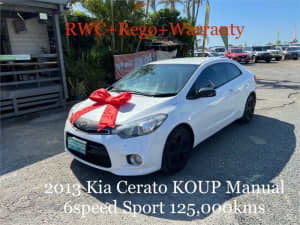 2013 Kia Cerato YD MY14 Koup SI White 6 Speed Manual Coupe Archerfield Brisbane South West Preview