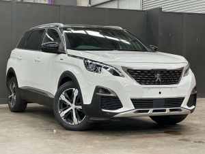 2018 Peugeot 5008 P87 MY18 GT Line White 6 Speed Automatic Wagon