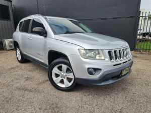 2012 Jeep Compass MK MY12 Sport CVT Auto Stick Silver 6 Speed Constant Variable Wagon