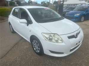 2009 Toyota Corolla ZRE152R Ascent White 4 Speed Automatic Hatchback