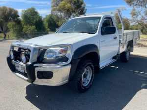 2008 Mazda BT-50 UNY0E3 DX White 5 Speed Manual Cab Chassis