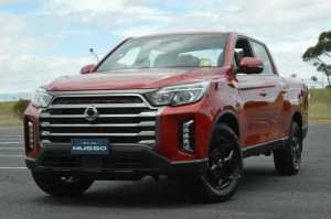 2023 Ssangyong Musso Q261 MY24 Ultimate Luxury Crew Cab XLV Red 6 Speed Sports Automatic Utility