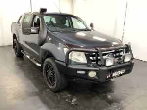 2014 Ford Ranger PX XLT 3.2 (4x4) Metropolitan Grey 6 Speed Automatic Double Cab Pick Up