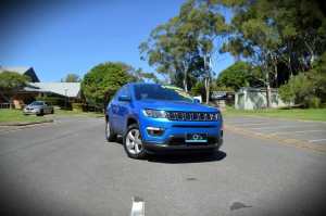 2018 Jeep Compass M6 MY18 Longitude FWD Blue 6 Speed Automatic Wagon Ashmore Gold Coast City Preview