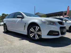 2015 Holden Commodore VF MY15 SV6 White 6 Speed Automatic Sportswagon