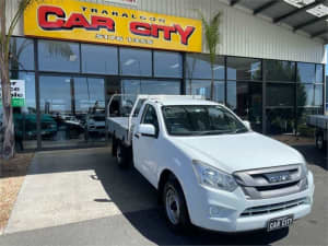 2018 Isuzu D-MAX MY18 SX 4x2 White 6 Speed Manual Cab Chassis Traralgon Latrobe Valley Preview