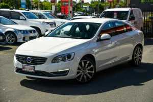 2016 Volvo S60 F Series MY17 T4 Adap Geartronic Kinetic White 6 Speed Sports Automatic Sedan