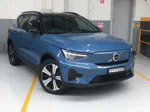 2023 Volvo XC40 XZ MY23 Recharge Pure Electric Fjord Blue 1 Speed Automatic Wagon