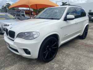 2013 BMW X5 E70 MY1112 xDrive30d Steptronic White 8 Speed Sports Automatic Wagon Morayfield Caboolture Area Preview