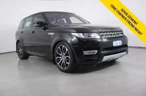 2018 Land Rover Range Rover LW MY18 Sport SDV6 HSE (225kW) Black 8 Speed Automatic Wagon