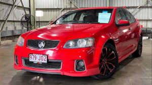2011 Holden Commodore VE II MY12 SV6 Red 6 Speed Sports Automatic Sedan
