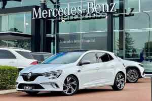 2017 Renault Megane BFB GT EDC White 7 Speed Sports Automatic Dual Clutch Hatchback Bentley Canning Area Preview