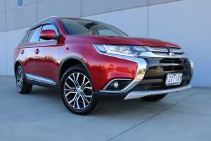 2017 Mitsubishi Outlander ZK MY18 LS AWD Desire Deep Red 6 Speed Constant Variable Wagon Pakenham Cardinia Area Preview
