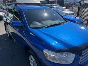 2008 Toyota Kluger Blue 5 Speed Automatic SUV
