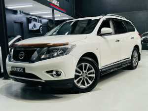 2016 Nissan Pathfinder R52 MY15 ST-L X-tronic 4WD White 1 Speed Constant Variable Wagon