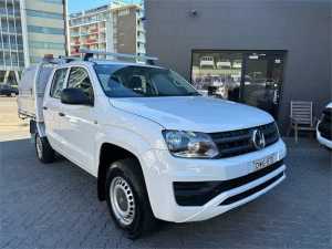 2018 Volkswagen Amarok 2H MY18 TDI420 (4x2) White 8 Speed Automatic Dual Cab Chassis