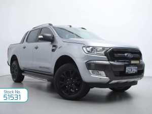 2016 Ford Ranger PX MkII Wildtrak 3.2 (4x4) Silver 6 Speed Automatic Dual Cab Pick-up