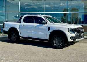2024 Ford Ranger PY 2024.00MY Wildtrak White 10 Speed Sports Automatic Double Cab Pick Up