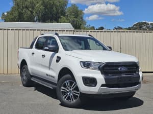 2022 Ford Ranger PX MkIII 2021.75MY Wildtrak White 6 Speed Manual Double Cab Pick Up