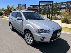 2011 Mitsubishi Outlander ZH MY11 LS Silver 6 Speed CVT Auto Sequential Wagon