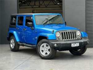 2015 Jeep Wrangler JK MY2015 Unlimited X Blue 5 Speed Automatic Hardtop
