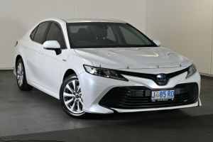 2018 Toyota Camry AXVH71R Ascent Frosted White 6 Speed Constant Variable Sedan Hybrid North Hobart Hobart City Preview